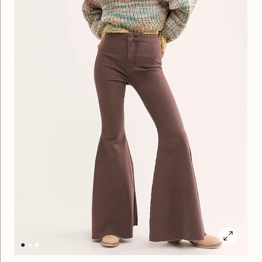 Free people float on flare jeans